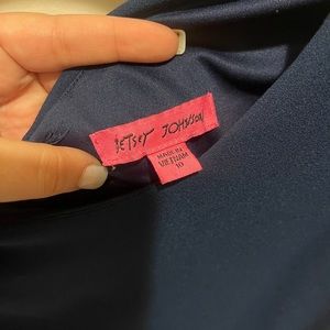 Betsy Johnson navy dress